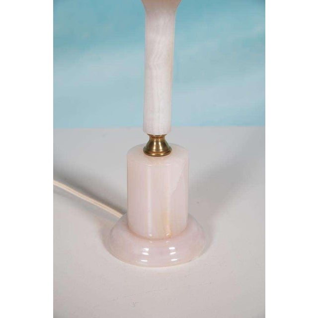 Boho Chic Table Lamp in Natural Stone For Sale - Image 10 of 17