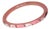 French Art Deco Pink Celluloid Bracelet Bangle with Floral Design For Sale
