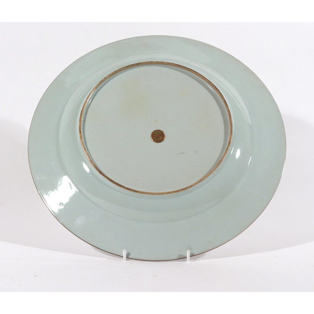 18th-Century Chinese Export Porcelain Famille Rose ‘Garden’ Dishes - a Pair For Sale - Image 16 of 18