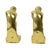 Gold Italian Brass Bookends, 1960s, Set of 2 For Sale - Image 8 of 13