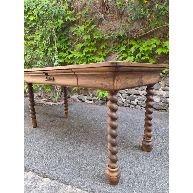 Antique French Oak Drapers Table, 1800s For Sale - Image 11 of 18