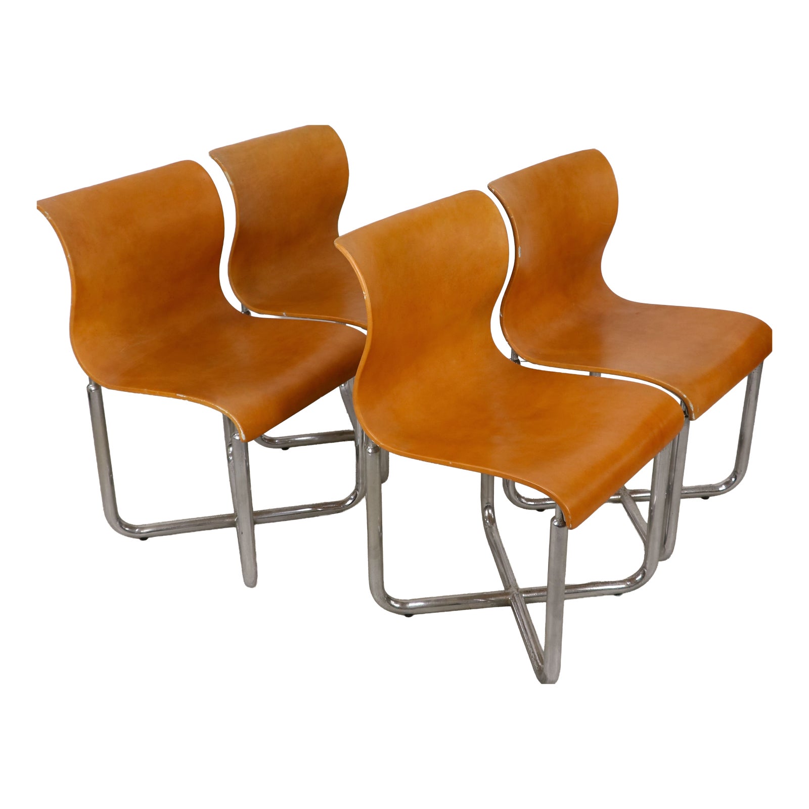 Vintage Lavinia Chairs by Franz T. Sartori, 1970s, Set of 4 | Chairish