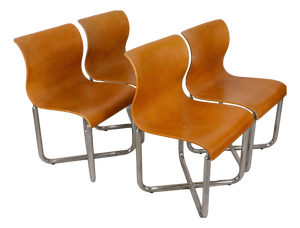 Vintage Lavinia Chairs by Franz T. Sartori, 1970s, Set of 4