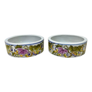 Williams-Sonoma Grande Cuisine Chinoiserie Trinket Dishes - a Pair For Sale