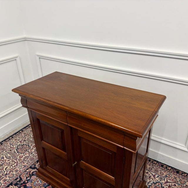 English Office Sideboard in Teak For Sale - Image 9 of 11