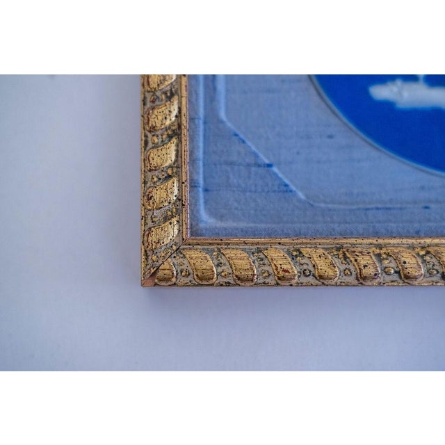 Blue Antique 19th Century Wedgwood Jasperware Lady Templetown Neoclassical Plaque Scene of Domestic Employment For Sale - Image 8 of 9
