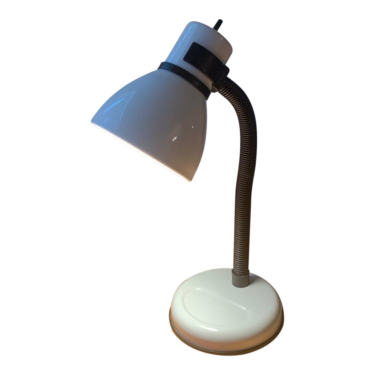 Late Century Modern Industrial Desk Work Lamp With Adjustable Arm And Shade Chairish