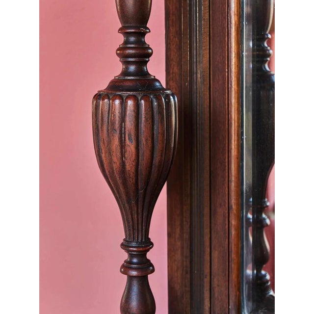 English Sideboard with Large Mirror Hand Carved For Sale - Image 4 of 15
