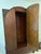 Early 20th Century British Made Art Nouveau Wardrobe Armoire With Stunning Carved Relief Accents and Hardware For Sale - Image 10 of 12