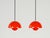 Vintage FlowerPot Pendant Lamps by Verner Panton for Louis Poulsen, Set of 2 For Sale - Image 14 of 14