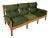 Vintage Brutalist Oak 3-Seater Sofa For Sale