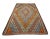 Vintage handwoven kilim rug from Kars region of Turkey. Approximately 55-65 years old. In very good condition.