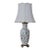 Vintage Chinoiserie Famille Rose Porcelain Floral & Butterfly Table Lamp For Sale