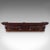 This is an antique reception hall coat rack. An English, stained pine four hook wall-mounted cloakroom valet, dating to...