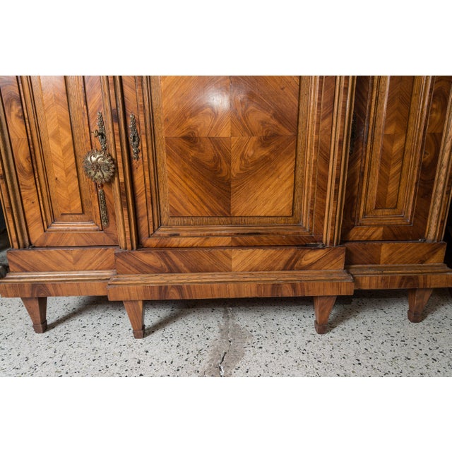 19th Century French Cabinet With Marble Top For Sale In West Palm - Image 6 of 7
