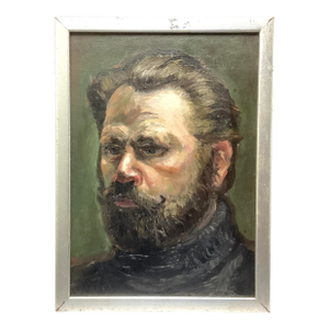 1960s Portrait of a Bearded Man - Signed