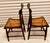English Antique Pair Hitchcock Chairs Black With Faded Greek Key Painting on Top of Chair Backs Cane Seats For Sale - Image 3 of 11