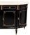 Mid 20th Century Louis XVI Style Ebonized Enfilade Buffet With Carrara Marble Top Bronze Mounts For Sale - Image 5 of 12