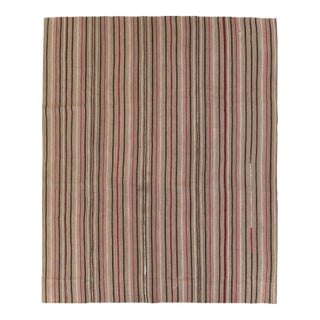Galerie Shabab Collection Mid-20th Century Handmade Turkish Flatweave Kilim Room Size Carpet For Sale