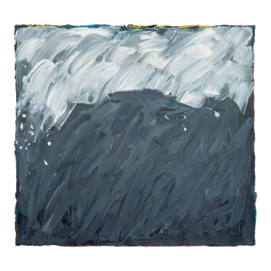 Elfi Schuselka Abstract Composition in Grey Oil