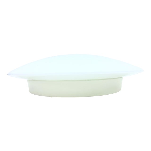 UFO Disc-Shaped Ceiling Lamp by Glashütte Limburg, 1980s For Sale