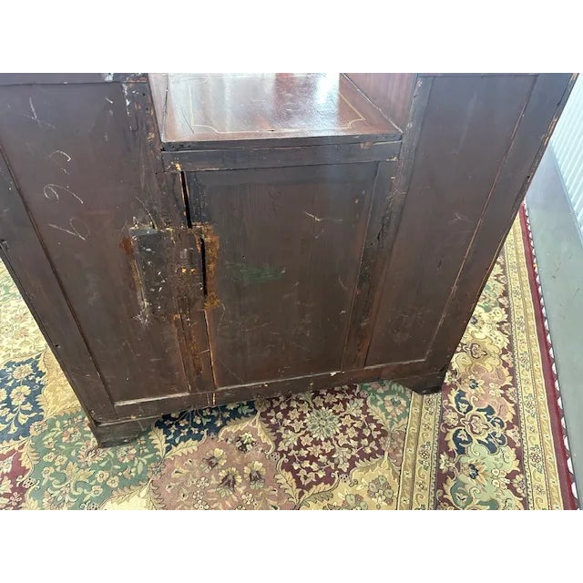 1910s Antique Regency Style Cabinet For Sale - Image 4 of 10