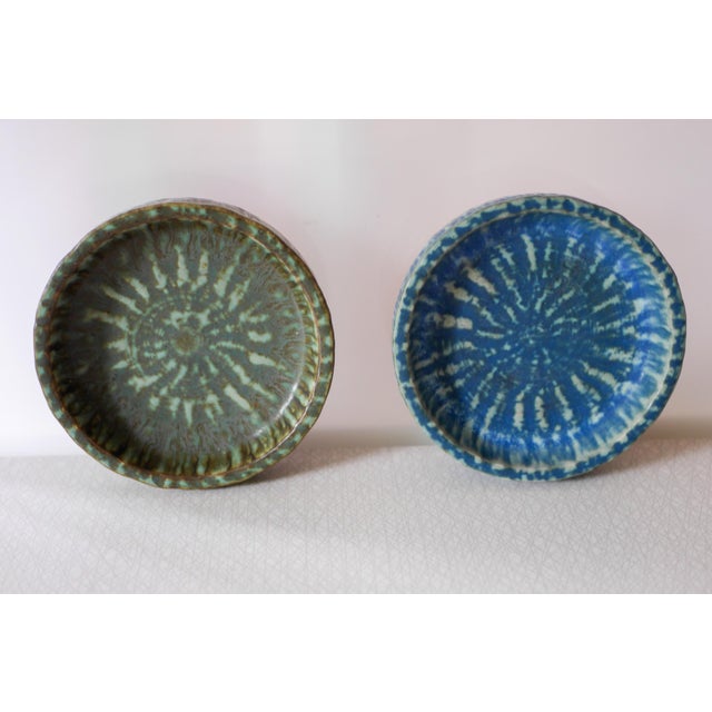 Scandinavian Art Pottery Birka Bowls by Gunnar Nylund for Rörstrand, 1960s, Set of 2 For Sale - Image 16 of 18