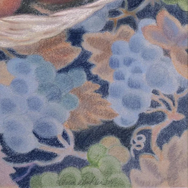 Signed lower right, 'Maria Winkler' (American, born 1946) and dated 1991. Professor Emeritus of the Art Department at...