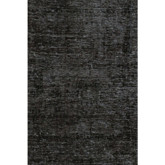 Vintage Persian Rug in Black and Gray, From Rug & Kilim For Sale In New York - Image 6 of 7