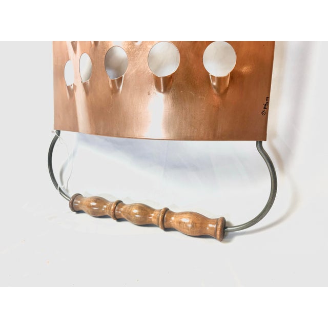 1970s Curtis Jere Oversized Cheese Grater Wall Sculpture For Sale - Image 5 of 10