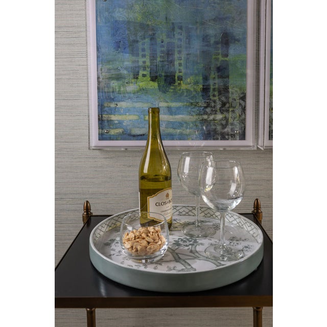 Jardin Green Chinoiserie Lamp For Sale In Chicago - Image 6 of 7