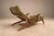 Brazilian Modern Chaise Lounge in Caviúna and Moss-Olive Velvet by Pierre Weckx, 1950s For Sale - Image 14 of 18