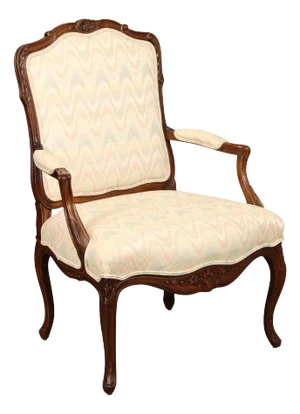 French Louis XV Style Fauteuil Armchair