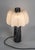 Early 21st Century Grenadilla Black Marble and Fabric Table Lamp by ZAVADKSI, 2020 For Sale - Image 5 of 5