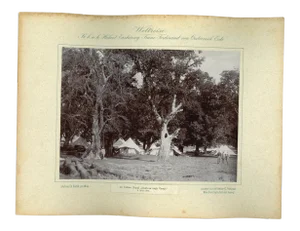 Unknown, Dakh-Na Bagh Camp, Original Vintage Photo, 1893