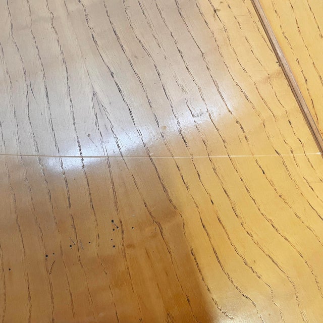 Brown Italian Modern Rectangular Dining Table in Wood, 1980s For Sale - Image 8 of 18