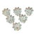 Glass Mid-Century Modern French Glass Candleholders, 1970s, Set of 6 For Sale - Image 7 of 7