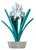 Carved Polychrome Potted Hyacinth For Sale In Miami - Image 6 of 11