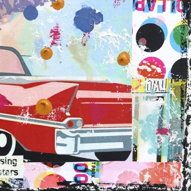 2020s City of Dreams - Pop Art Collage on Canvas Original Artwork by Marion Duschletta For Sale - Image 5 of 9