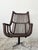 Black Vintage Hungarian Rattan Lounge Chair, 1986 For Sale - Image 8 of 8