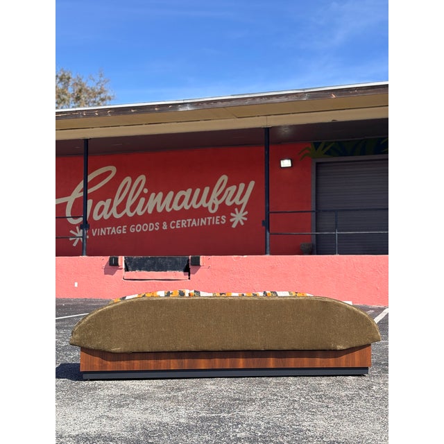 Mid-Century Modern Restored Mid Century Adrian Pearsall Gondola Sofa For Sale - Image 3 of 11