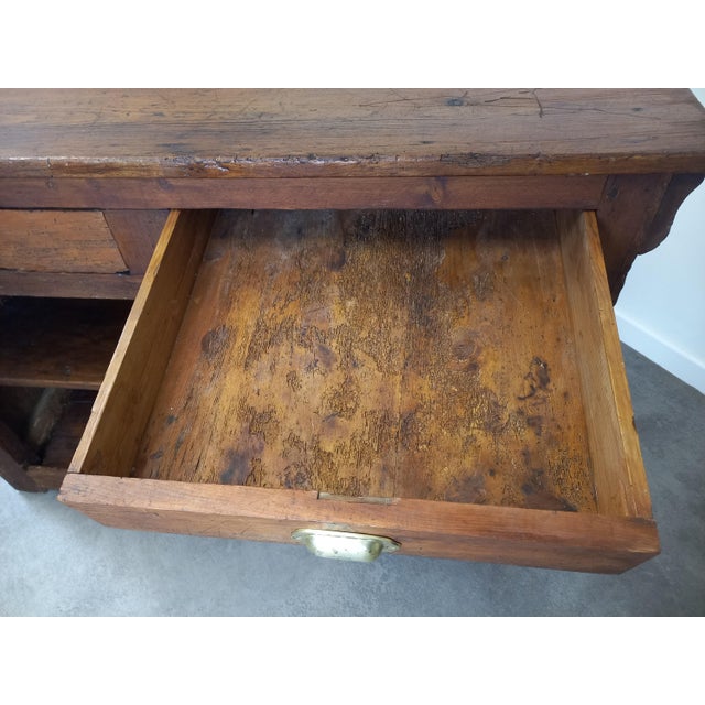 Brown 19th Century Store Bank For Sale - Image 8 of 18