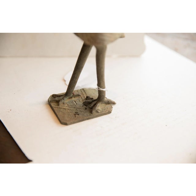 Old New House Vintage African Bird Sculpture For Sale - Image 4 of 6