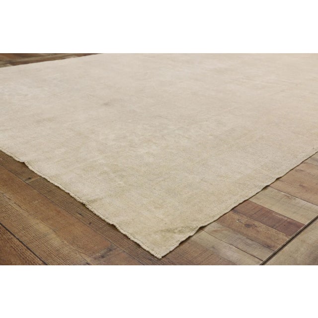 Vintage Turkish Oushak Rug With Soft Subtle Hues - 06'08 X 10'11 For Sale In Dallas - Image 6 of 9