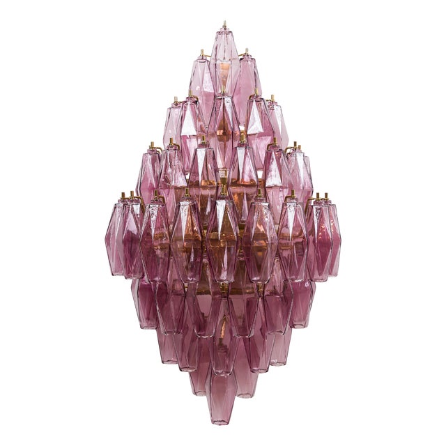Lilac Sorrento Wall Light from Pure White Lines For Sale