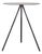 Eq3 Tripod Metal Accent Table For Sale
