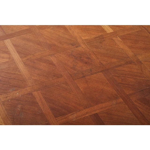 Brown Louis Philippe Style Parquetry Writing Table Desk For Sale - Image 8 of 13