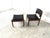Black Set of Mid-Century Scandinavian Lounge Chair and Ottoman, 1960s, Set of 2 For Sale - Image 8 of 12