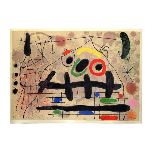 Le Lézard aux Plumes d’Or - Original LIthograph by Joan Mirò - 1971 1971 For Sale - Image 4 of 4
