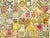 Burnt Orange Lenore Davis Diamond and Cross II Art Quilt For Sale - Image 8 of 10
